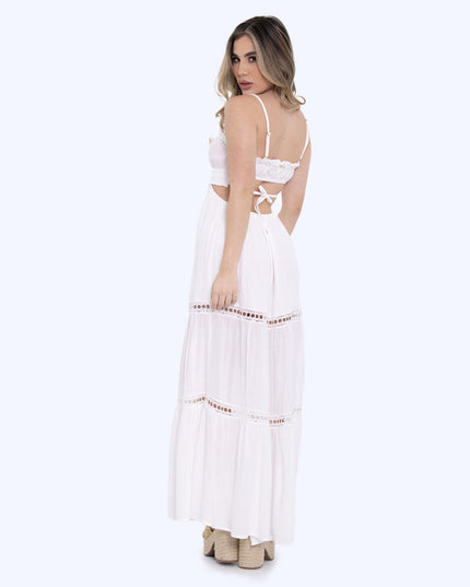 Vestido largo blanco
