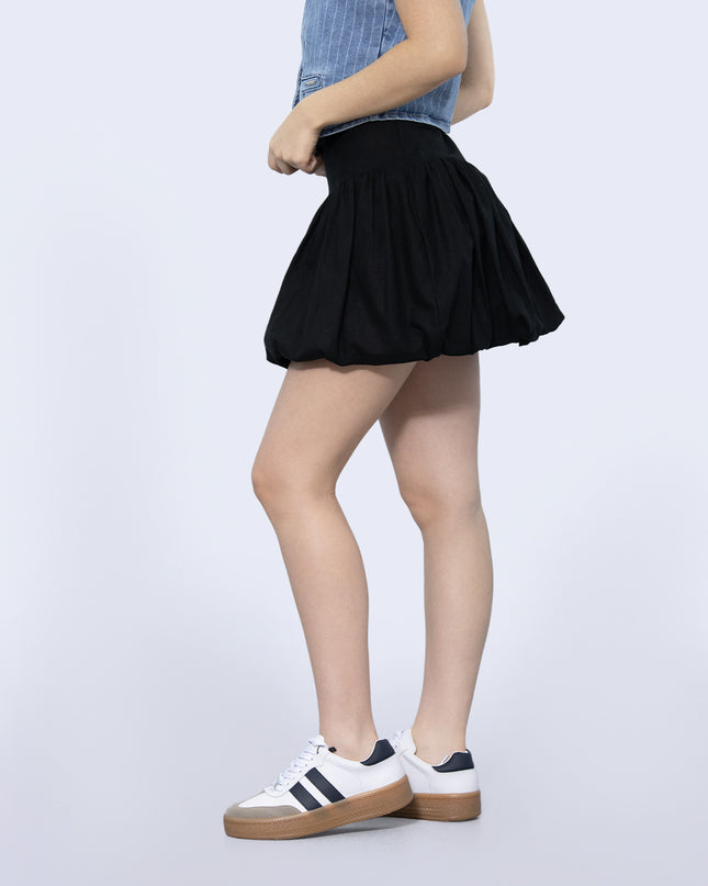 Falda Globo negro