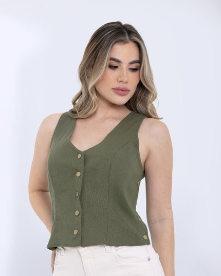 Chaleco Verde militar