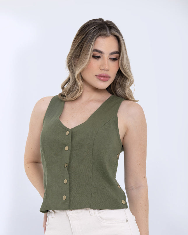 Chaleco Verde militar