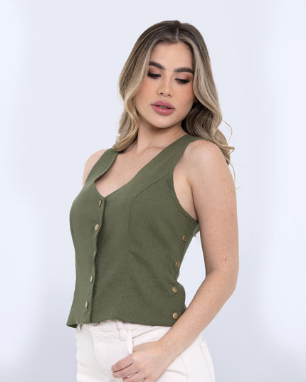 Chaleco Verde militar