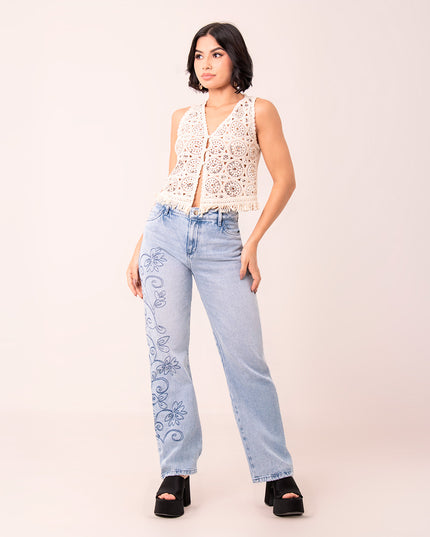 Chaleco Crochet Boho Chic