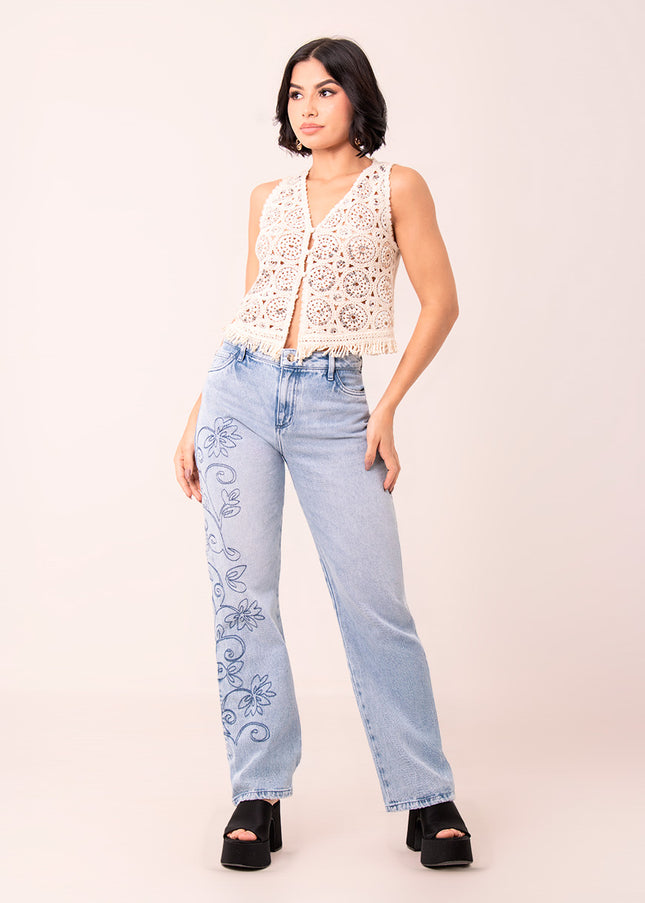 Chaleco Crochet Boho Chic