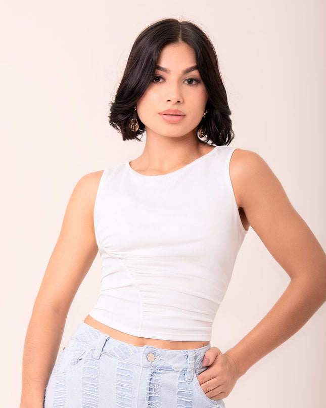 Blusa básica natural