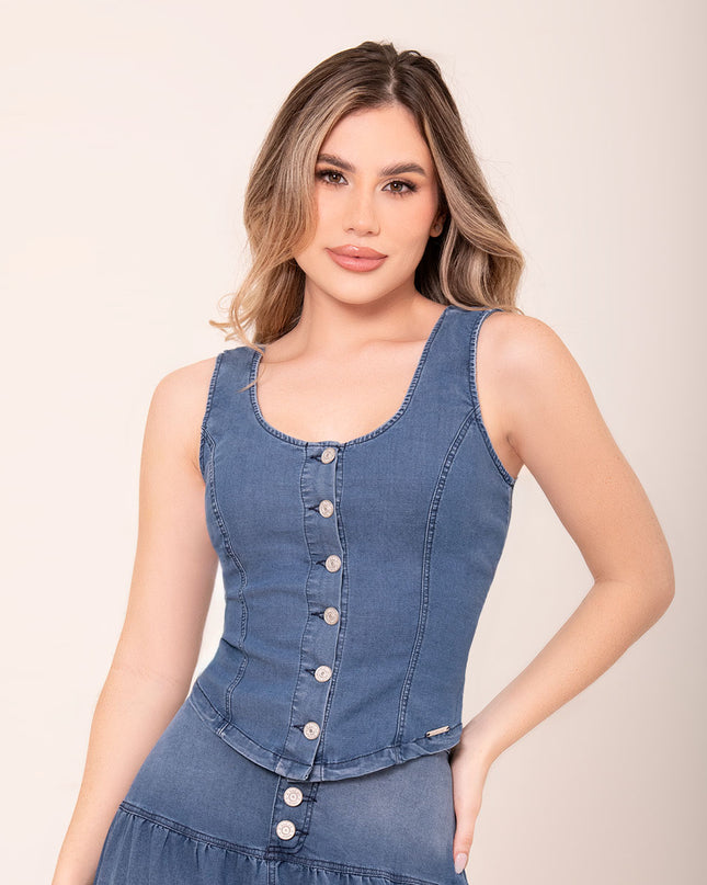 Set en denim liviano
