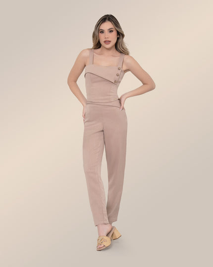 Set Camel minimal chic