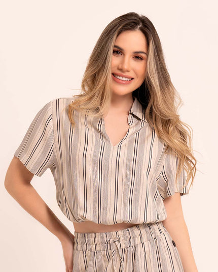 Set lino rayas urbanas