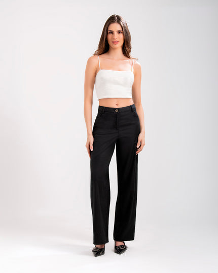 Pantalon Palazzo Negro