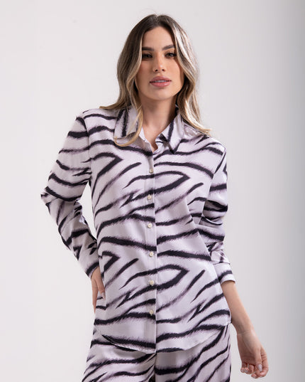 Set Estampado zebra print.