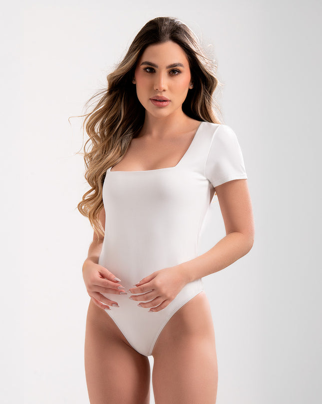 Body Escote cuadrado blanco
