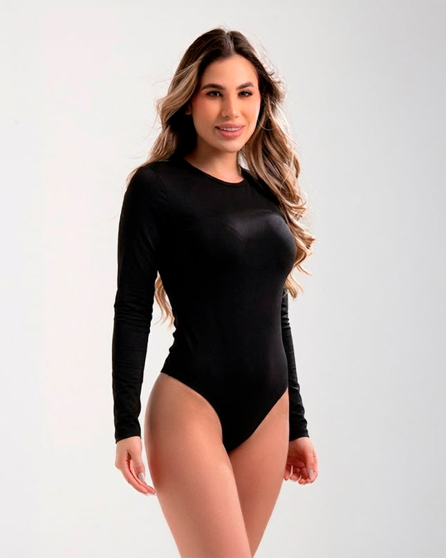 Body Negro manga larga