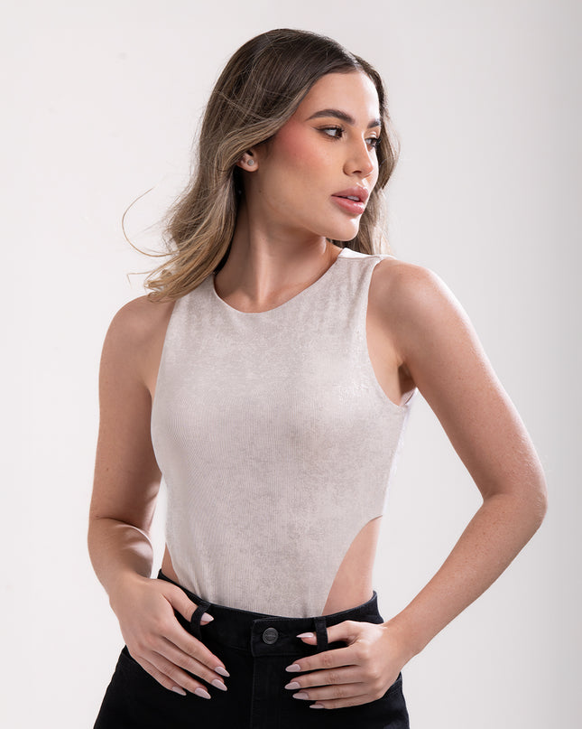 Body Plateado manga sisa