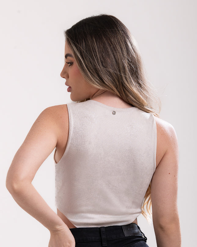 Body Plateado manga sisa