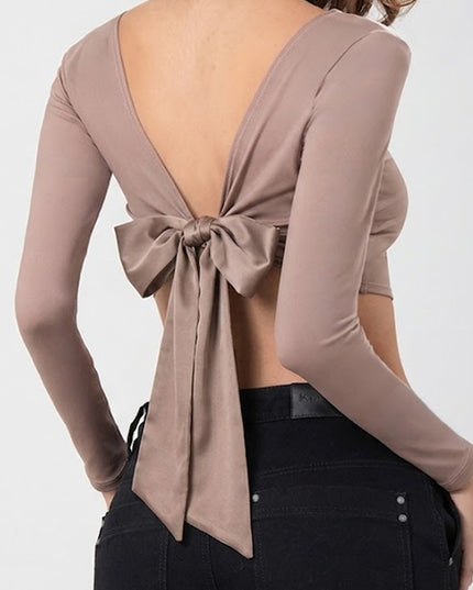 Blusa Mocca tipo  Crop