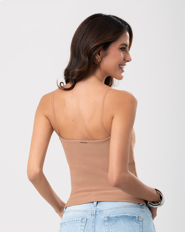 Blusa escote en v