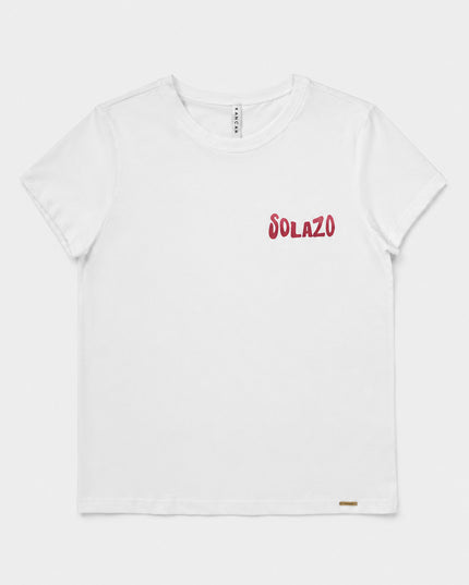 Camiseta Natural  estampado tropical