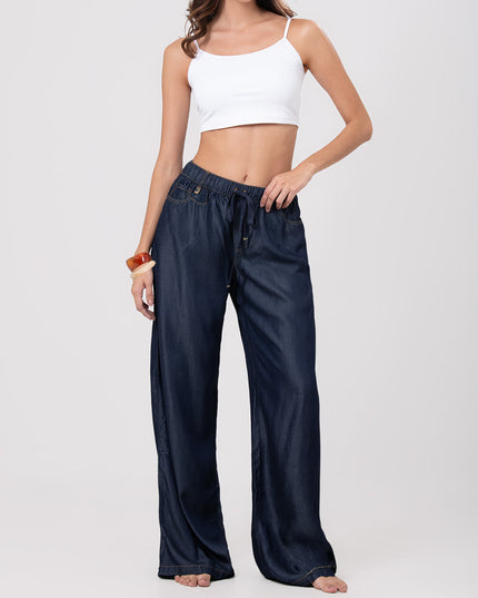 Pantalón Palazzo oscuro