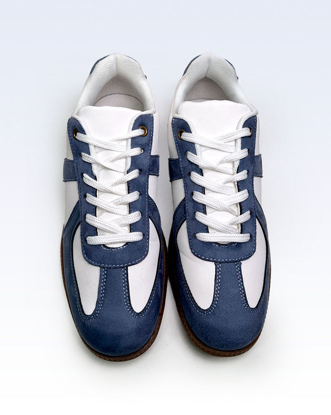 Zapatilla tipo samba azul