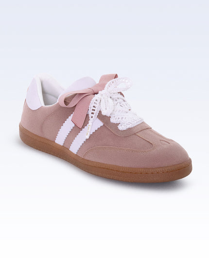 Tenis Rosa doble cordón