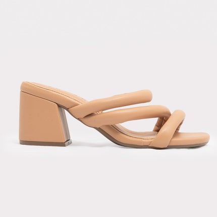 Sandalias Tacón Medio Tiras Acolchadas — KanCan, imagen 3 de 3