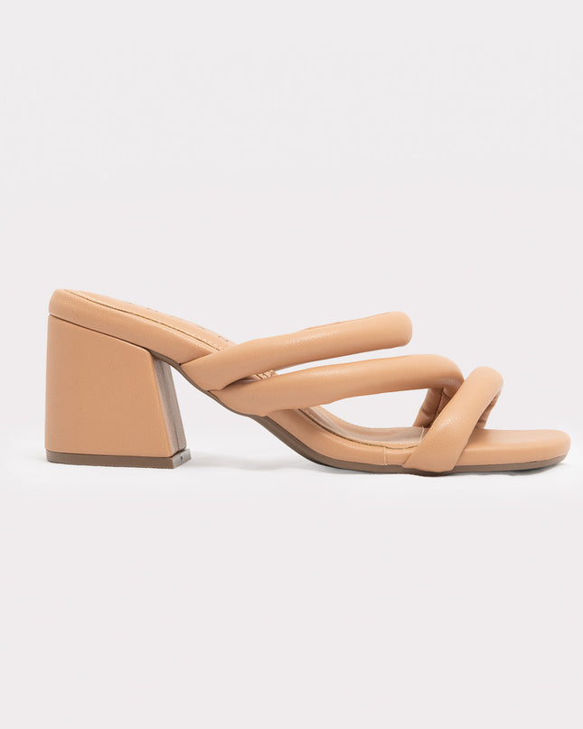 Sandalias Tacón Medio Tiras Acolchadas — KanCan, imagen 3 de 3