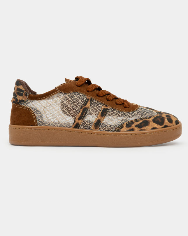 Tenis Casuales Animal Print Café para Mujer — KanCan, imagen 4 de 4
