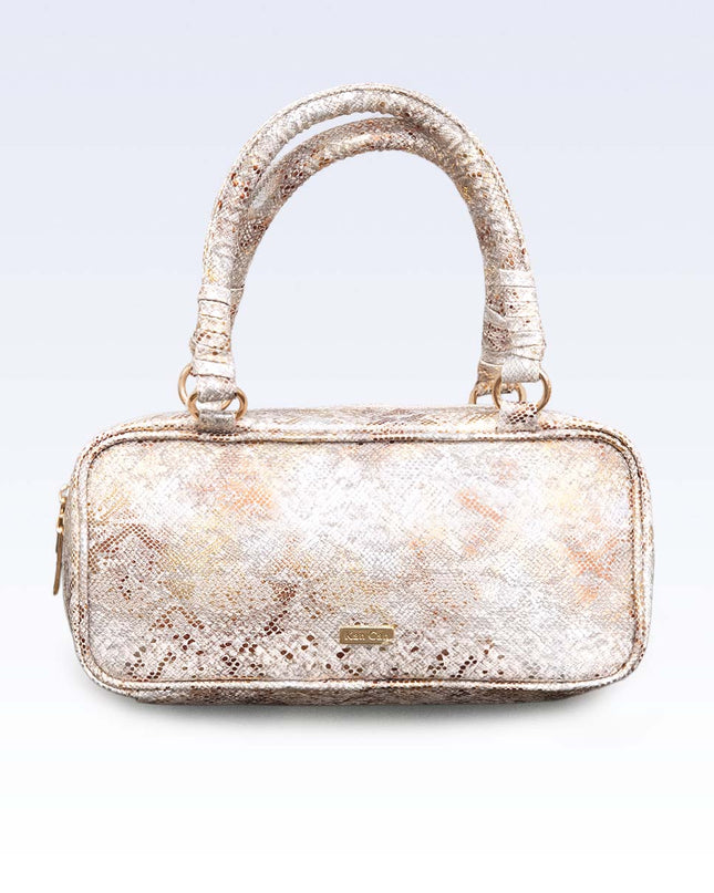 Bolso tipo baguette brillante
