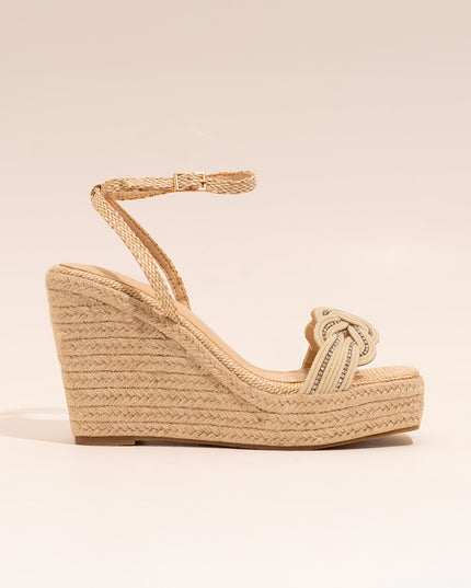 Plataforma yute beige