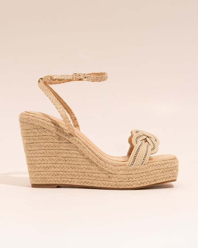 Plataforma yute beige