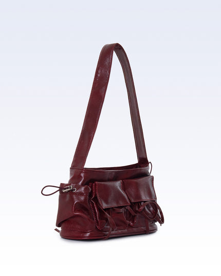 Bolso bandolera burgandi