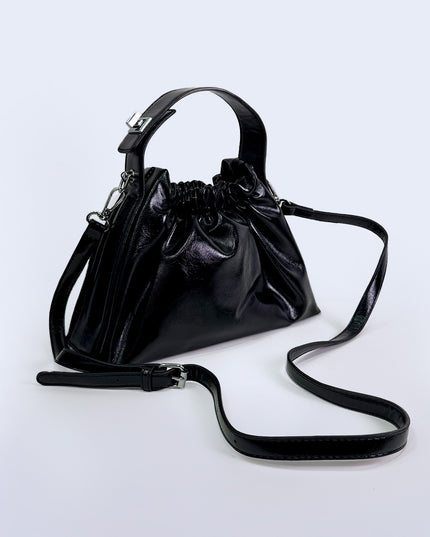Bolso Hombro Negro brillante