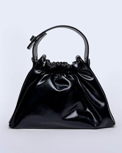 Bolso Hombro Negro brillante