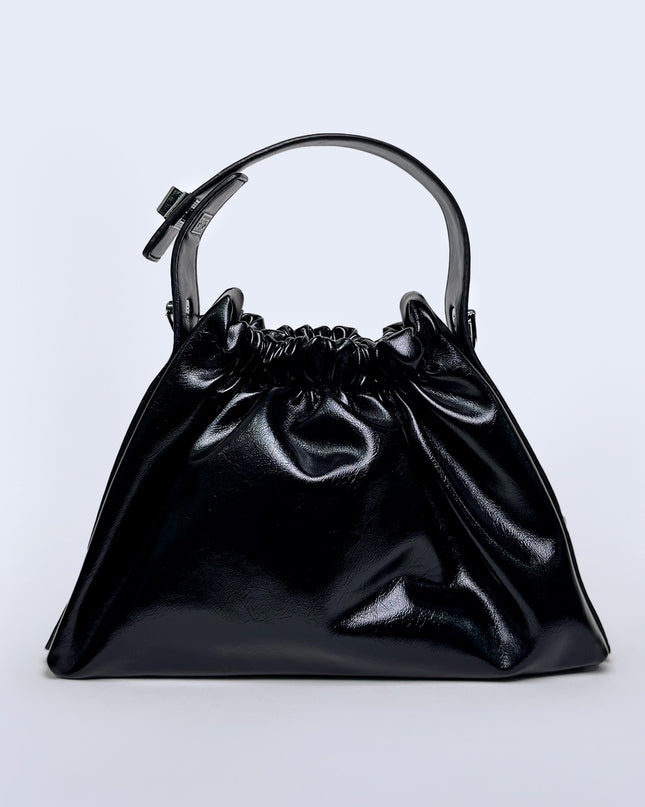 Bolso Hombro Negro brillante