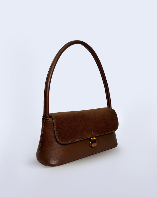 Bolso hombro miel