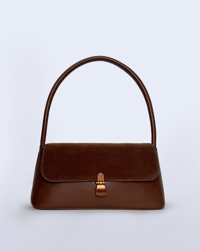 Bolso hombro miel