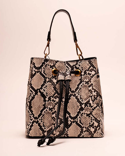 Bolso Hombro textura piton