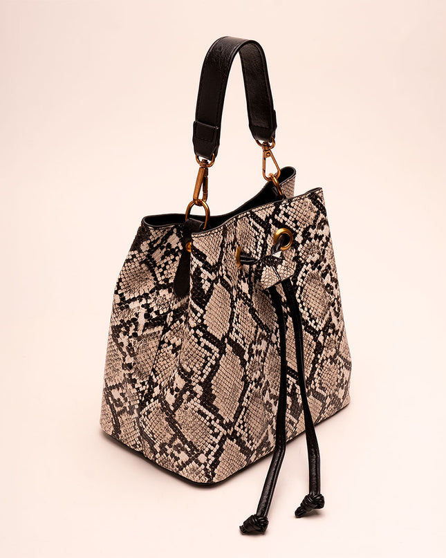 Bolso Hombro textura piton