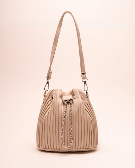 Bolso Hombro beige