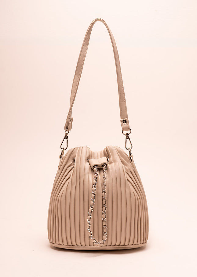 Bolso Hombro beige