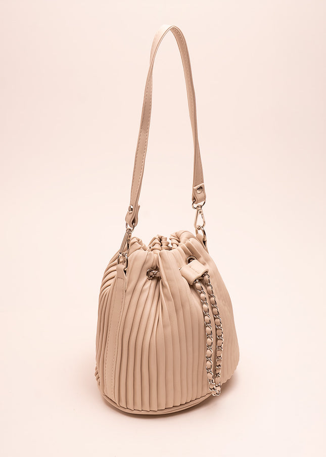 Bolso Hombro beige