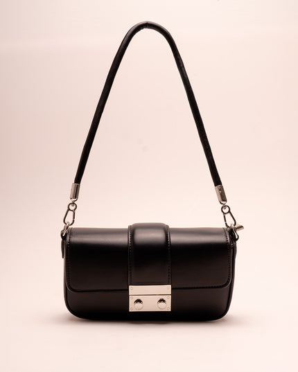 Bolso Hombro clutch negro