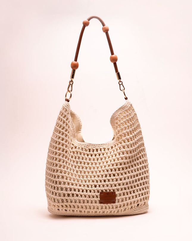 Bolso Hombro tejido tipo crochet