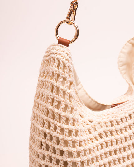 Bolso Hombro tejido tipo crochet