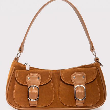Bolso Baguette de Hombro Tono Miel — KanCan
