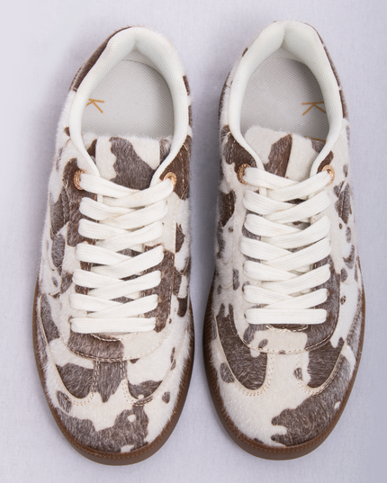 Zapatilla Cow print