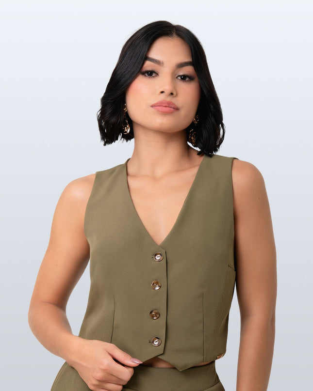 Conjunto verde militar