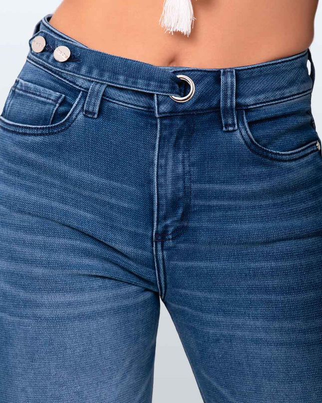 Jean Straight oscuro tiro alto